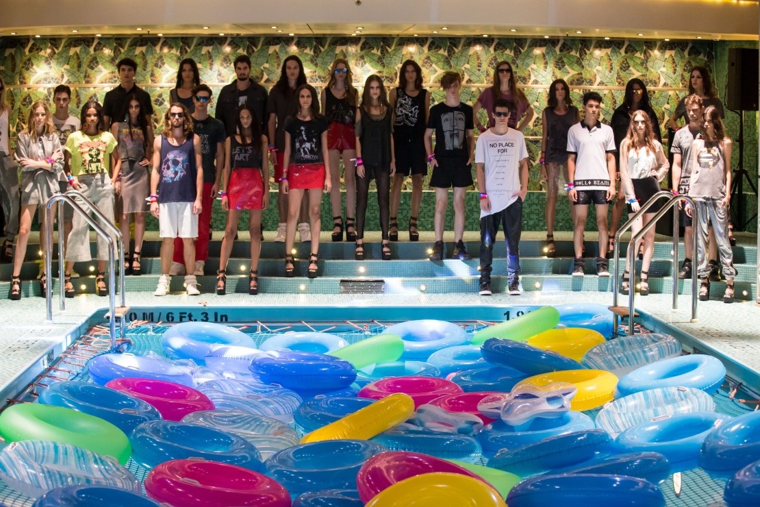 Desfile grife Chilli Beans durante o Chilli Beans Fashion Cruise. (Foto: William Volcov/Brazil Photo Press)